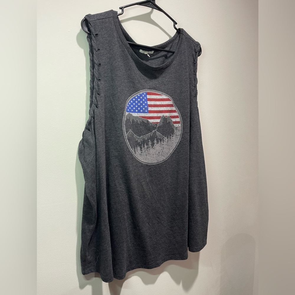 Maurice’s 3XL Women’s Tank Top shirt Great condition Grey USA